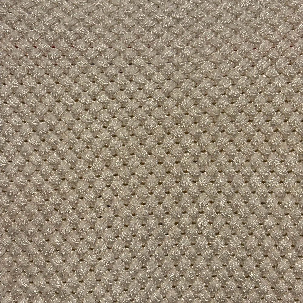 Banana Republic Women's Knit Sweater Ivory Long Sleeve Cotton Blend, Size  Large - Picture 6 of 7